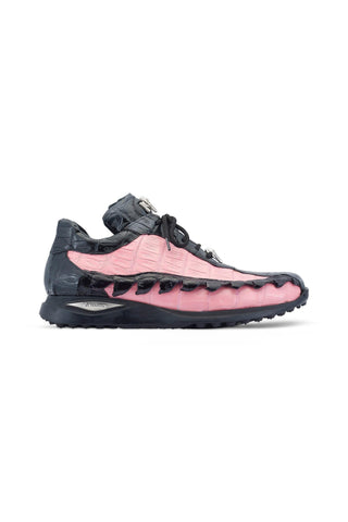 Mauri Crawler 8727/1 Exotic Hornback & Crocodile Casual Sneakers (MA5544)-AmbrogioShoes