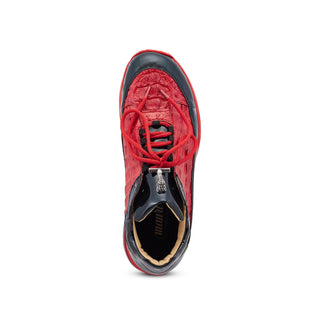 Mauri Gambit 8415 Men's Shoes Exotic Hornback & Patent Leather Sneakers (MA5542)-AmbrogioShoes