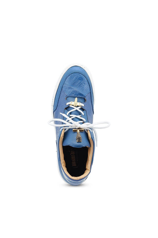 Mauri Ghost 8423 Exotic Crocodile / Patent & Calf-Skin Leather Casual Sneakers (MA5535)-AmbrogioShoes