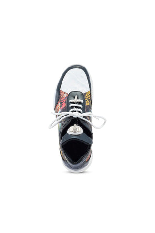 Mauri Solace 8741/2 Exotic Crocodile Skin / Patent / Calf-Skin Leather Sneakers (MA5548)-AmbrogioShoes