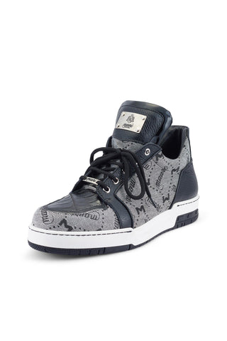 Mauri Supreme 8440/1 Exotic Crocodile Skin / Fabric / Calf-Skin Leather Sneakers (MA5490)-AmbrogioShoes
