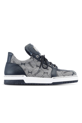 Mauri Supreme 8440/1 Exotic Crocodile Skin / Fabric / Calf-Skin Leather Sneakers (MA5490)-AmbrogioShoes