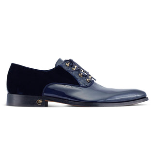 Mauri Tycoon 4993 Men's Shoes Alligator/ Velvet / Patent Leather Formal / Oxfords (MA5476) (Special Order)-AmbrogioShoes