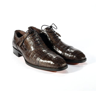 Mezlan 13993-F Dublin Men's Shoes Genuine Crocodile Cap-Toe Oxfords (MZ3321)-AmbrogioShoes