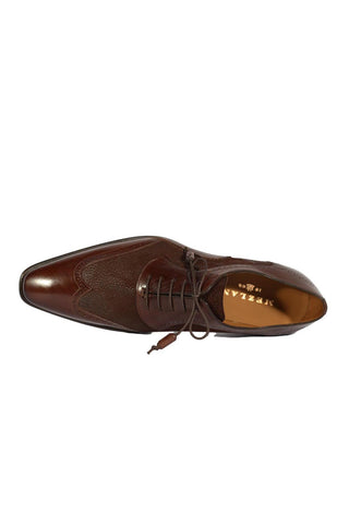 Mezlan 20528 Suede / Calf-Skin Leather Wingtip Oxfords (MZ3556)-AmbrogioShoes
