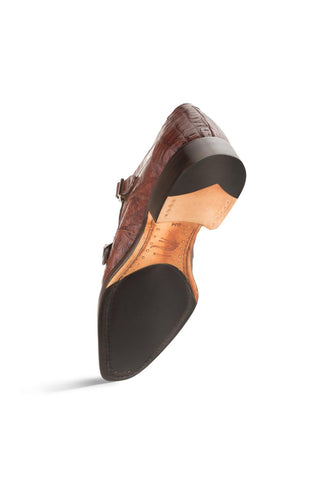 Mezlan 3998-F Prague Sport Exotic Crocodile Monk-Straps Loafers (MZ2217)-AmbrogioShoes