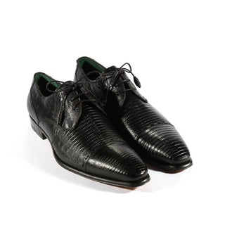 Mezlan 4818-L Exotic Lizard Derby Cap-Toe (MZ3367)-AmbrogioShoes