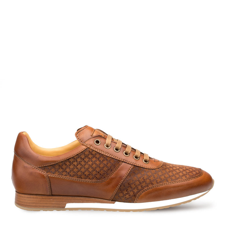 Mezlan 9463 Maxim Men's Designer Shoes Tan Suede / Calf-Skin Leather Sneakers (MZ3497)-AmbrogioShoes