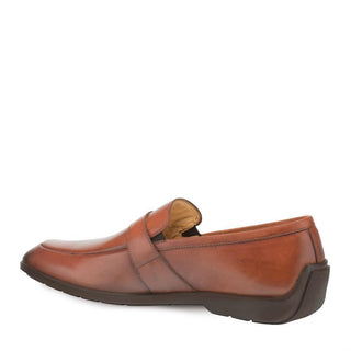 Mezlan 9805 Granby Men's Shoes Cognac Calf-Skin Leather Monk Strap (MZ3283)-AmbrogioShoes