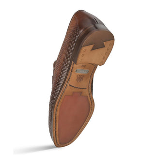 Mezlan 9897 R606 Men's Shoes Woven Leather Horsebit Loafers (MZ3359)-AmbrogioShoes