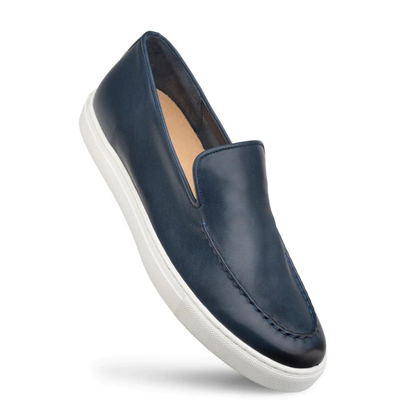 Mezlan A20288 Men's Shoes Jeans Calf-Skin Leather Whole cut Slip On Sneakers (MZ3451)-AmbrogioShoes