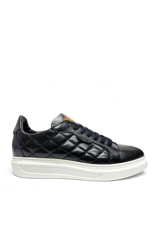 Mezlan A20456 Quilted Calf-Skin Leather Casual Sneakers (MZ3545)-AmbrogioShoes