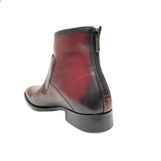 Mezlan E20464 Mokka Men's Shoes Patina Calf-Skin Leather Buckle Boots (MZ3542)-AmbrogioShoes