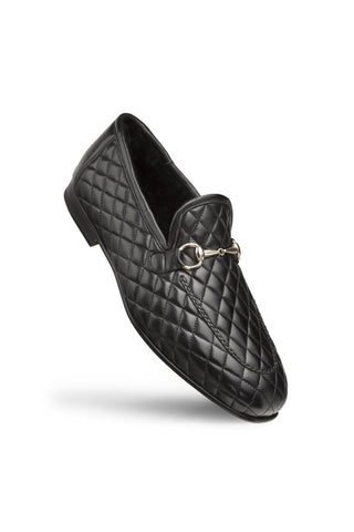 Mezlan R20136 Quilted Calf-Skin Leather Horsebit Loafers (MZ3407)-AmbrogioShoes