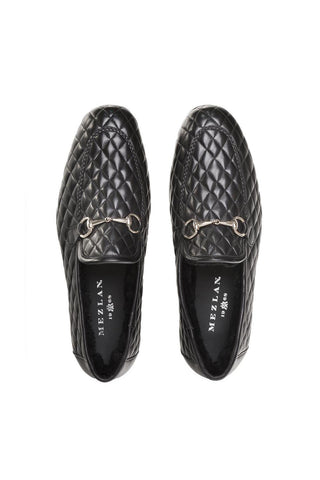 Mezlan R20136 Quilted Calf-Skin Leather Horsebit Loafers (MZ3407)-AmbrogioShoes