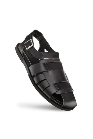 Mezlan R20257 Calf-Skin Leather Fisherman Sandals (MZ3462)-AmbrogioShoes