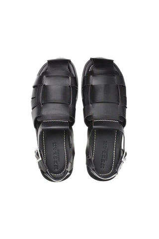 Mezlan R20257 Calf-Skin Leather Fisherman Sandals (MZ3462)-AmbrogioShoes