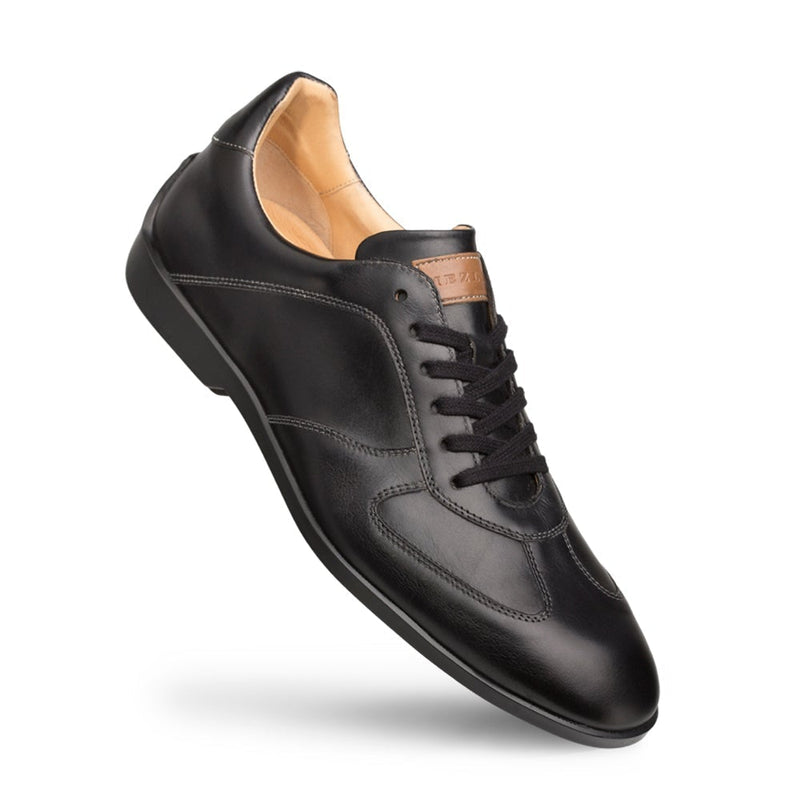 Mezlan R20314 Men's Shoes Black Calf-Skin Leather Dress Sneakers (MZ3390)-AmbrogioShoes