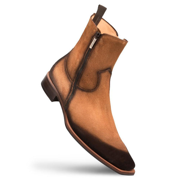 Mezlan S20030 Men's Shoes Sport Suede Leather Asymmetric Ankle Boots (MZ3384)-AmbrogioShoes