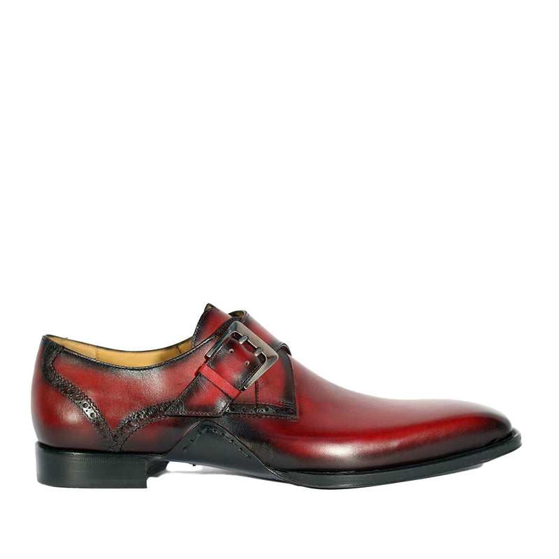 Mezlan Belmonte Patina Calf Derby - Luxury Italian Leather Shoes