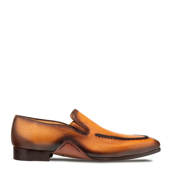 Mezlan S20756 Men's Shoes Cognac Deer-Skin Leather Opanka Loafers (MZ3611)-AmbrogioShoes