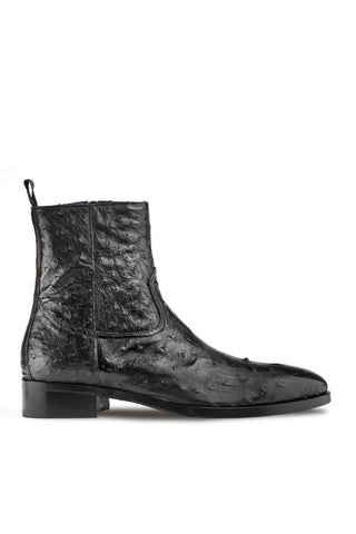 Mezlan SX4798-S Exotic Ostrich Straight-Heel Zipper Boots (MZ3436)-AmbrogioShoes