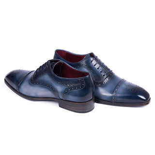 Paul Parkman 024 Men's Shoes Calf-Skin Leather Cap-Toe Oxfords (PM6298)-AmbrogioShoes