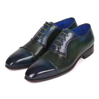 Paul Parkman 078 Men's Shoes Calf-Skin Leather Cap-Toe Oxfords (PM6316)-AmbrogioShoes