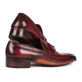Paul Parkman 082 Men's Shoes Calf-Skin Leather Opanka Tassel Loafers (PM6358)-AmbrogioShoes