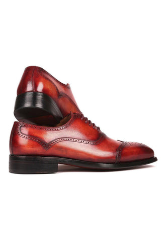 Paul Parkman 094 Reddish Brown Calf-Skin Leather Oxfords (PM6294)-AmbrogioShoes