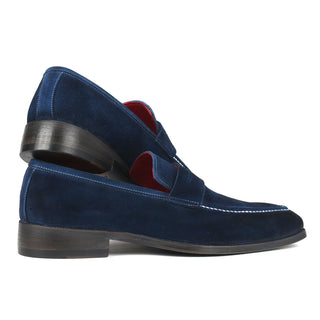 Paul Parkman 10SD21 Men's Shoes Suede Leather Penny Loafers (PM6322)-AmbrogioShoes