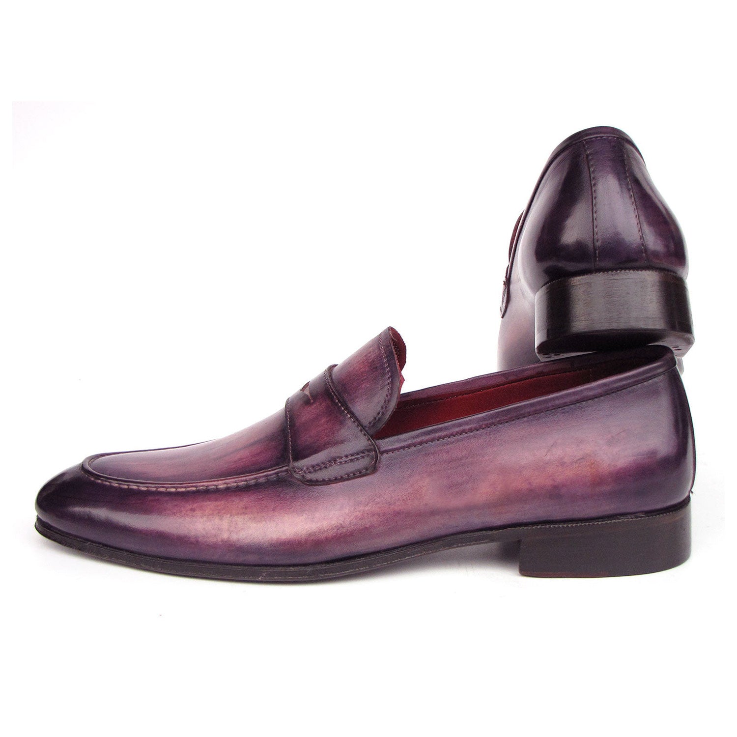 Paul Parkman 17PRP33 Men's Shoes Leather Penny Loafers ( –
