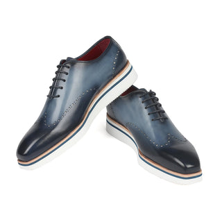 Paul Parkman 187 Men's Shoes Calf-Skin Leather Smart Casual Oxfords (PM6315)-AmbrogioShoes