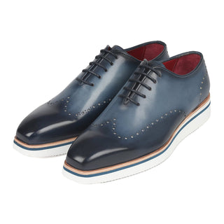 Paul Parkman 187 Men's Shoes Calf-Skin Leather Smart Casual Oxfords (PM6315)-AmbrogioShoes