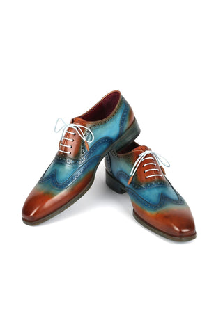 Paul Parkman 228 Calf-Skin Leather Wing-Tip Oxfords (PM6376)-AmbrogioShoes