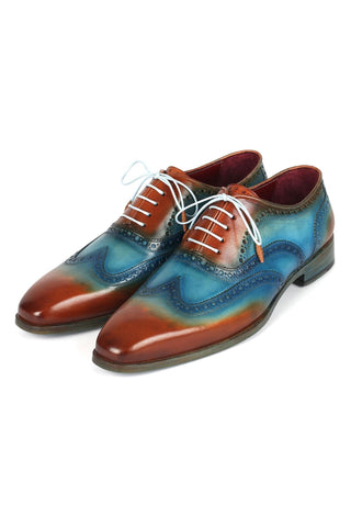 Paul Parkman 228 Calf-Skin Leather Wing-Tip Oxfords (PM6376)-AmbrogioShoes