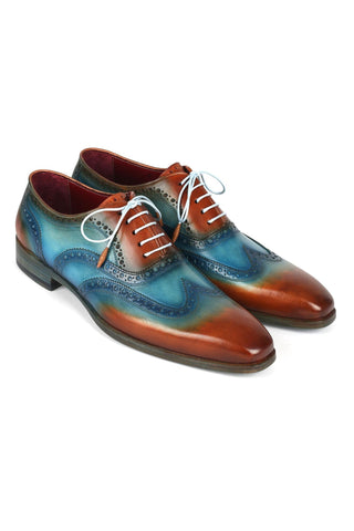 Paul Parkman 228 Calf-Skin Leather Wing-Tip Oxfords (PM6376)-AmbrogioShoes