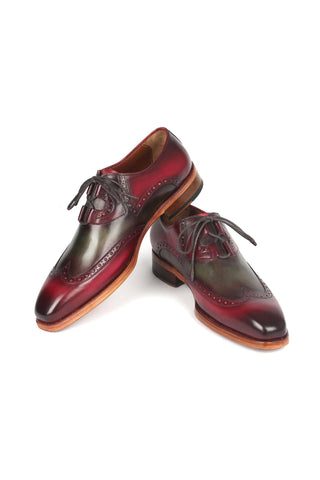 Paul Parkman 2955 Calf-Skin Leather Ghillie Oxfords (PM6308)-AmbrogioShoes