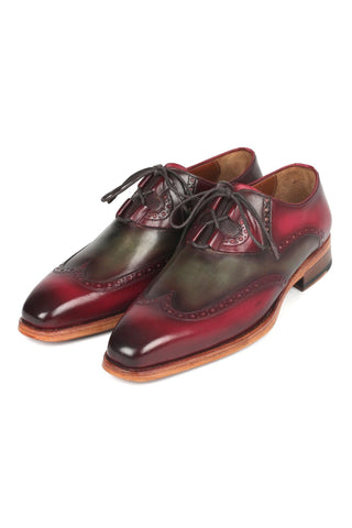 Paul Parkman 2955 Calf-Skin Leather Ghillie Oxfords (PM6308)-AmbrogioShoes