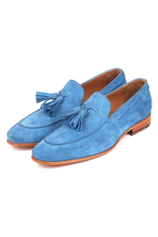 Paul Parkman 32FG Suede Tassels Loafers (PM6211)-AmbrogioShoes