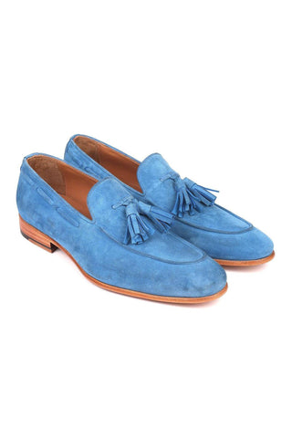 Paul Parkman 32FG Suede Tassels Loafers (PM6211)-AmbrogioShoes