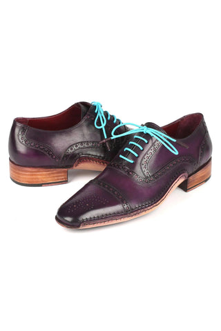 Paul Parkman 5032 Calf-Skin Leather Opanka Cap-Toe Oxfords (PM6350)-AmbrogioShoes