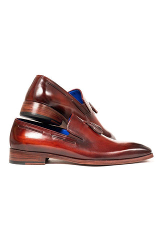 Paul Parkman 5141 Calf-Skin Leather Tassels Loafers (PM6282)-AmbrogioShoes