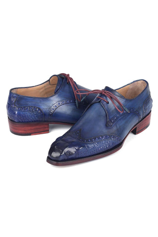 Paul Parkman 584 Calf-Skin Leather Goodyear Welted Wingtip Derby (PM6389)-AmbrogioShoes