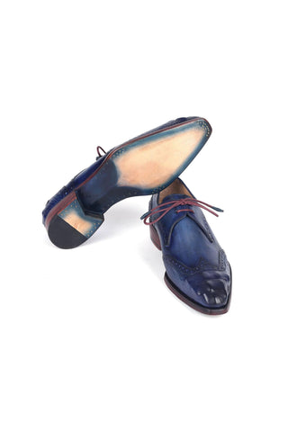 Paul Parkman 584 Leather Goodyear Welted Wingtip Derby (PM6389)-AmbrogioShoes