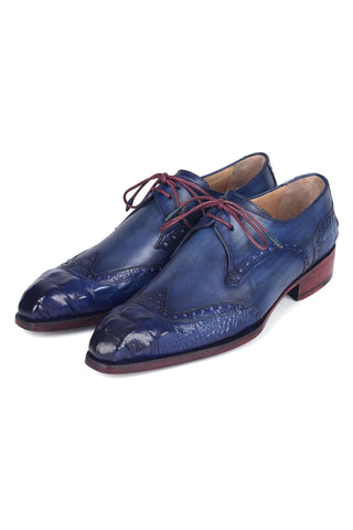 Paul Parkman 584 Leather Goodyear Welted Wingtip Derby (PM6389)-AmbrogioShoes