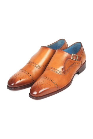 Paul Parkman 65 Calf-Skin Leather Single Monk-Strap (PM6275)-AmbrogioShoes