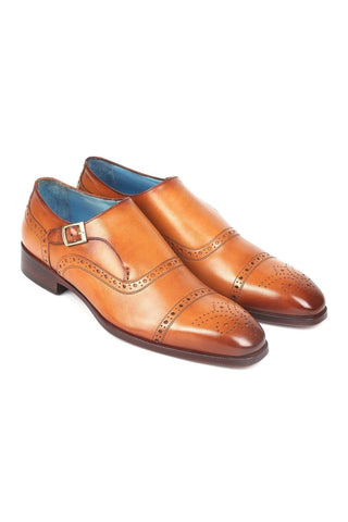 Paul Parkman 65 Calf-Skin Leather Single Monk-Strap (PM6275)-AmbrogioShoes