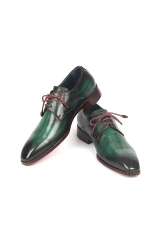 Paul Parkman 6584 Calf-Skin Leather Medallion Toe Derby (PM6274)-AmbrogioShoes