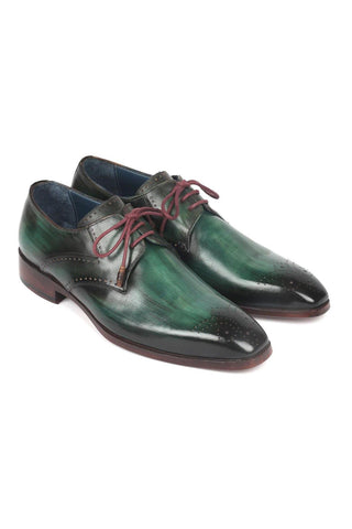 Paul Parkman 6584 Calf-Skin Leather Medallion Toe Derby (PM6274)-AmbrogioShoes